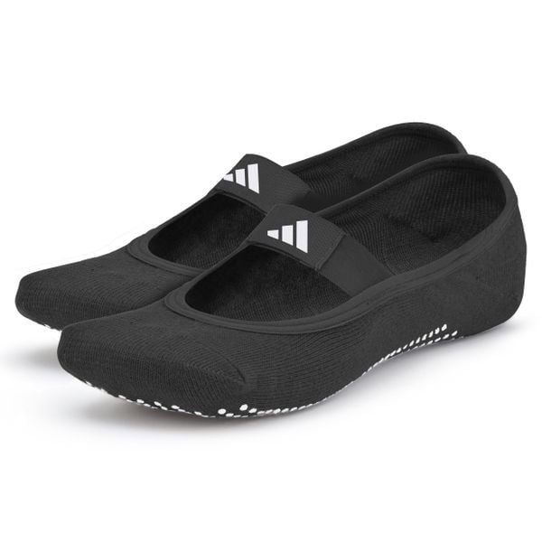 Skarpetki do jogi. Czarne skarpetki damskie Adidas, bez wzorów, z bawełny. Za 92.99 zł.