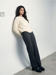 Jednolity sweter - Inny. Swetry nierozpinane damskie Sinsay, l, bez wzorów, bez kołnierzyka, bez ramiączek. Za 49.99 zł.