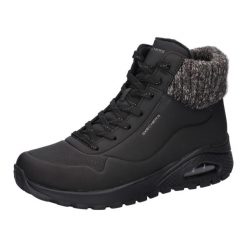 Buty do chodzenia damskie Skechers Uno Rugged Darling. Czarne obuwie trekkingowe damskie Skechers, z materiału, bez zapięcia. Za 472.00 zł.