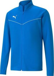 Puma Bluza męska Puma teamRISE Training Poly Jacket niebieska 657392 02 L. Niebieskie bluzy męskie Puma, l, bez wzorów, bez ramiączek, bez kaptura. Za 171.72 zł.