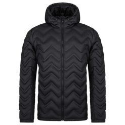 LOAP Itemo lekka męska kurtka zimowa, odpychająca wodę. Czarne kurtki sportowe męskie YOA, na zimę, m, bez wzorów, bez kaptura, narciarskie. Za 184.40 zł.