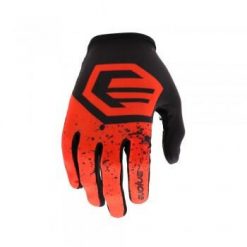 Dorosły BMX Rękawice Evolve Splatter, Czerwony. Czarne rękawiczki damskie EVOLVE, bez wzorów, z materiału. Za 118.50 zł.