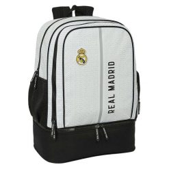 Plecak Treningowy. Białe plecaki męskie REAL MADRID, bez wzorów, sportowe. Za 428.99 zł.