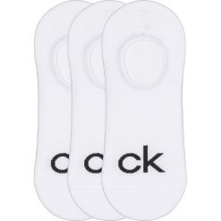 Calvin Klein 3-pack Skarpetki Biały. Białe skarpety męskie Calvin Klein, bez wzorów, z bawełny. Za 71.95 zł.