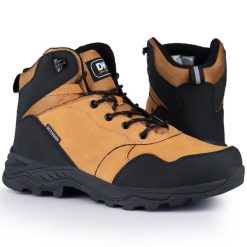Buty męskie trekkingowe wysokie sportowe DK DIABLO. Brązowe buty sportowe męskie DK, bez zapięcia. Za 149.00 zł.