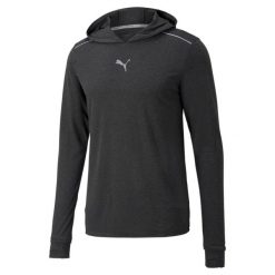 Puma Bluza Run Wool Midlayer 52086201. Czarne bluzy męskie Puma, l, bez wzorów, sportowe, bez ramiączek, bez kaptura. Za 171.99 zł.
