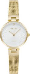 Zegarek OBAKU Zegarek damski Obaku Denmark V256SXGIMG złoty. Żółte zegarki damskie OBAKU, złote. Za 468.00 zł.