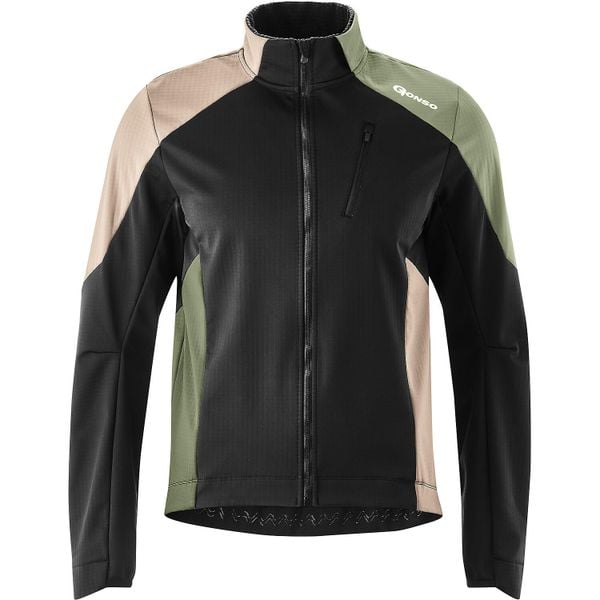 Kurtka Gonso Softshell. Czarne kurtki męskie Gonso, m, bez wzorów, z materiału, bez kaptura. Za 645.25 zł.