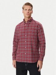 Tommy Hilfiger Koszula Oxford Tartan MW0MW44620 Czerwony Regular Fit. Czerwone koszule męskie Tommy Hilfiger, m, bez wzorów, bez kołnierzyka, bez ramiączek. Za 409.99 zł.