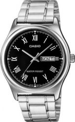 Zegarek Casio ZEGAREK MĘSKI CASIO MTP-V006D-1B (zd210d) + BOX. Zegarki męskie Casio, bez wzorów. Za 141.49 zł.