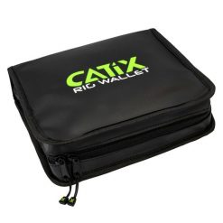Catix portfel na przypony - 25x21x6 cm. Czarne portfele męskie X2, bez wzorów. Za 175.99 zł.