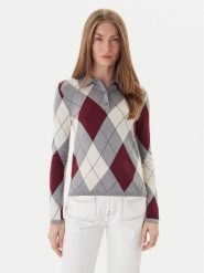 Tommy Hilfiger Sweter WW0WW48393 Kolorowy Regular Fit. Swetry nierozpinane damskie Tommy Hilfiger, m, bez wzorów, z bawełny, bez kołnierzyka, bez ramiączek. Za 749.99 zł.