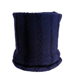Equus Care komin jeździecki ocieplacz na szyję NAVY. Niebieskie szaliki męskie EQUUS CARE, z aplikacjami, z materiału. Za 54.99 zł.