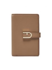 Furla Portfel Flow S Compact Wallet WP00401-BX2045-1257S-1007 Beżowy. Brązowe portfele damskie Furla, ze skóry. Za 559.99 zł.