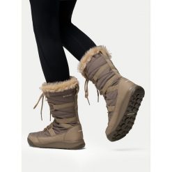 Śniegowce Columbia. Brązowe śniegowce damskie Columbia, bez zapięcia. Za 529.99 zł.