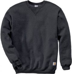 Visent Bluza Carhartt Midweight Crewneck Carbon. Bluzy męskie Visent, m, bez wzorów, bez ramiączek, bez kaptura. Za 220.94 zł.