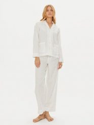 LAUREN RALPH LAUREN Piżama 2 Pc Garment ILN92366 Écru Regular Fit. Piżamy damskie Lauren Ralph Lauren, bez wzorów, z bawełny, bez ramiączek. Za 509.99 zł.