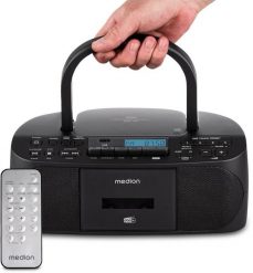 Radioodtwarzacz Medion MEDION® LIFE® DRX-1 Plus Boombox czarny. Czarne radia Medion. Za 412.10 zł.