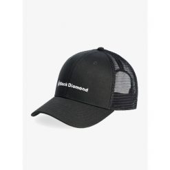 Czapka z daszkiem Black Diamond BD Trucker Hat. Czarne czapki damskie Black Diamond, bez wzorów, sportowe. Za 109.99 zł.