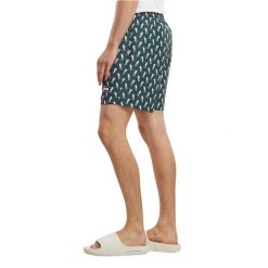 Szorty kąpielowe Urban Classics Pattern. Zielone kąpielówki męskie Urban Classics, m, bez wzorów. Za 175.50 zł.