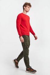Sweter męski wełniany AERONAUTICA MILITARE. Swetry męskie Aeronautica Militare, m, bez wzorów, z wełny, bez kołnierzyka, bez ramiączek. W wyprzedaży za 497.07 zł.