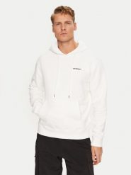 Off-White Bluza OMBB097F22FLE0150110 Biały Regular Fit. Białe bluzy męskie OFF-WHITE, m, bez wzorów, z bawełny, bez ramiączek, bez kaptura. Za 1,219.00 zł.