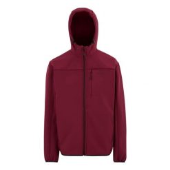 Kurtka Męska Ossek Soft Shell. Czerwone kurtki sportowe męskie Regatta, m, bez wzorów, z elastanu, z kapturem. Za 112.99 zł.
