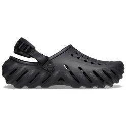 Tenisówki Crocs Model 153003 Kolor Czarny. Czarne trampki i tenisówki damskie Crocs, bez wzorów, z gumy, bez zapięcia. Za 288.00 zł.
