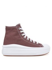 Converse Trampki Chuck Taylor All Star Move Platform A10665C Bordowy. Czerwone trampki i tenisówki damskie Converse, bez wzorów, z materiału, bez zapięcia. Za 379.99 zł.