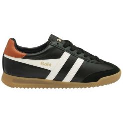 Damskie skórzane buty sportowe Gola Torpedo Leather. Białe obuwie sportowe damskie Gola, bez wzorów, bez zapięcia. Za 468.00 zł.