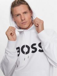 Boss Bluza Sullivan 16 50496661 Biały Oversize. Białe bluzy męskie Boss, m, bez wzorów, z bawełny, bez ramiączek, bez kaptura. Za 949.99 zł.