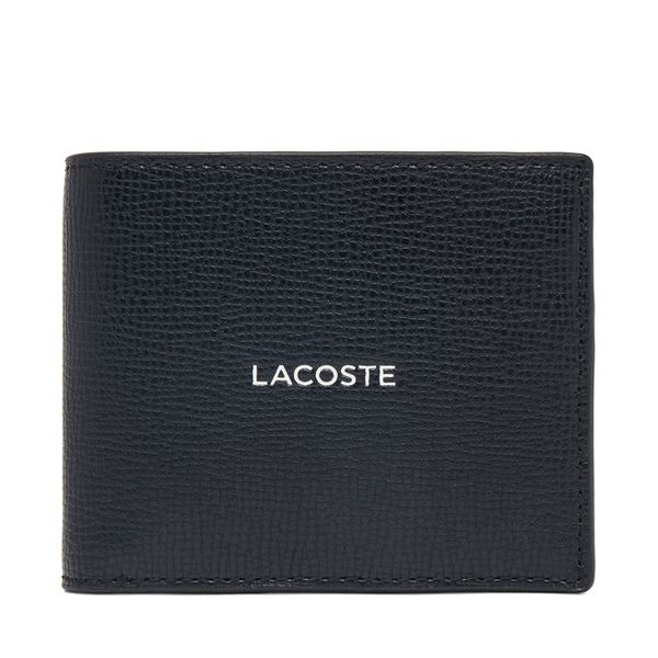 Portfel Lacoste. Czarne portfele męskie Lacoste, bez wzorów. Za 494.99 zł.