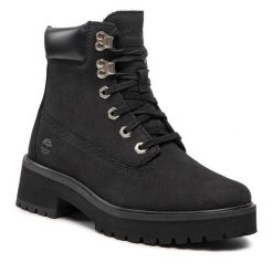 Trapery Timberland. Czarne trapery damskie Timberland, bez zapięcia. Za 679.99 zł.