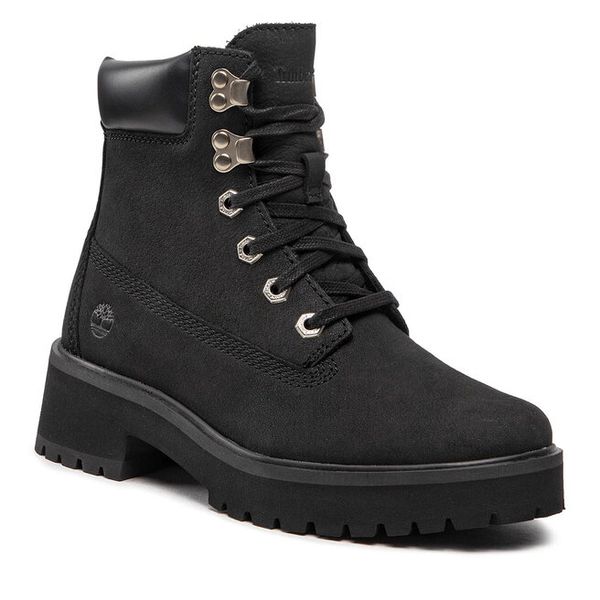 Trapery Timberland. Czarne trapery damskie Timberland, bez zapięcia. Za 799.99 zł.