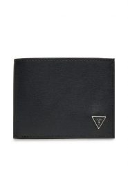 Guess Portfel SMCSLE LEA24 Czarny. Czarne portfele męskie Guess, z aplikacjami, ze skóry. Za 289.99 zł.