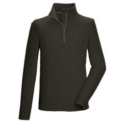 Polar Killtec KSW 99. Brązowe bluzy sportowe męskie KILLTEC, na zimę, bez wzorów, z polaru, bez kaptura, narciarskie. Za 174.50 zł.