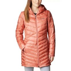 Kurtka zimowa damska Columbia Joy Peak Mid. Czarne kurtki sportowe damskie Columbia, na zimę, xs, bez wzorów, bez ramiączek, bez kaptura, trekkingowe. Za 799.00 zł.
