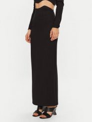 STAUD Spódnica ołówkowa Petunia R24P6128PT Czarny Slim Fit. Czarne spódnice damskie STAUD, s, bez wzorów, z wiskozy, ołówkowe. Za 1,099.00 zł.