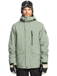 Kurtka śnieżna dla Mężczyzn MISSION SOLID. Niebieskie kurtki sportowe męskie Quiksilver, l, bez wzorów, z poliesteru, bez kaptura, narciarskie. Za 979.00 zł.