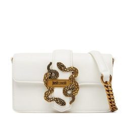 Torebka Just Cavalli. Białe torebki wizytowe damskie Just Cavalli, bez wzorów, bez dodatków. Za 614.99 zł.