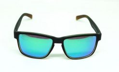 Okulary przeciwsłoneczne - Polaryzacyjne / UV400 (Czarny/Zielony). Zielone okulary przeciwsłoneczne damskie SURF MONKEY. Za 159.95 zł.