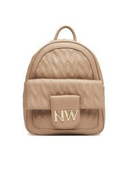 Nine West Plecak CEO-Astoria-Aura-LX10163 Beżowy. Brązowe plecaki damskie Nine West, bez wzorów, z materiału. Za 369.99 zł.