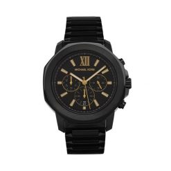 Zegarek Michael Kors. Czarne zegarki męskie Michael Kors, bez wzorów. Za 1,479.00 zł.