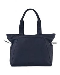 Torba shopper WINGS SOLENNE 14L pojemna NAVY BLUE. Niebieskie torby na laptopa damskie Wings, bez wzorów, z materiału, duże. Za 109.90 zł.