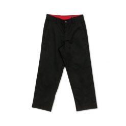 Spodnie na deskorolkę męskie Volcom Loose Trucks Chino. Czarne eleganckie spodnie męskie Volcom, bez wzorów, z bawełny, sportowe. Za 192.05 zł.