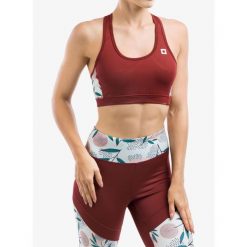 Stanik sportowy Ocun Misty Bra. Czerwone bielizna sportowa damska Ocun, s, bez wzorów. Za 143.99 zł.