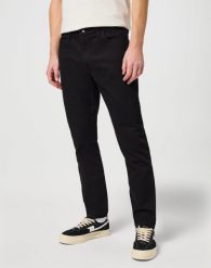 MĘSKIE SPODNIE JEANSOWE WRANGLER RUSTLER SLIM BLACK RINSE CZARNE W10ERD107 112342562. Czarne jeansy męskie Wrangler, z bawełny, biznesowe, długie. Za 179.99 zł.