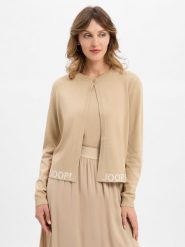 JOOP! Kardigan - Kona Kobiety beżowy, 34. Brązowe kardigany damskie JOOP!, bez wzorów, z jeansu, bez kołnierzyka. Za 429.95 zł.