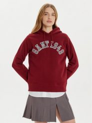 Gant Bluza 1949 Arch Graphic 4201262 Czerwony Loose Fit. Czerwone bluzy damskie GANT, xl, bez wzorów, z bawełny, bez ramiączek, bez kaptura. Za 449.99 zł.