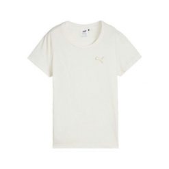 Koszulka Kobieta Puma Made In France biały. Białe bluzki damskie Puma, xs, bez wzorów, sportowe, bez kołnierzyka, bez ramiączek. Za 148.95 zł.